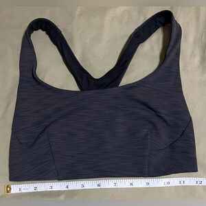 Lululemon Dark Gray Athletic Bra Size 4